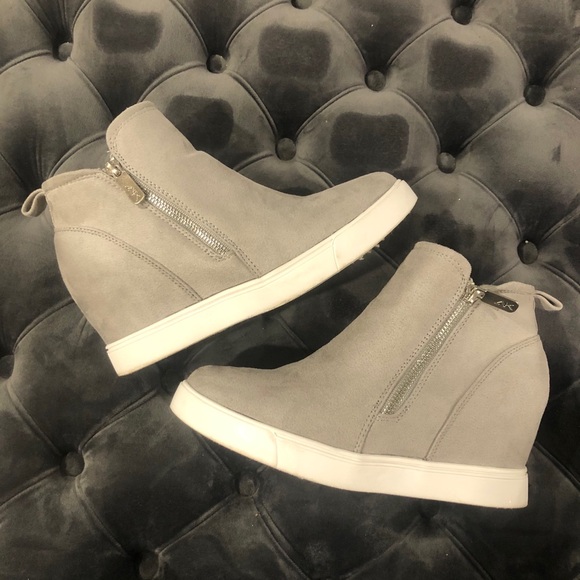 Anne Klein Sport Shoes - Anne Klein AK Sport Carsen Side Zip Gray Bootie